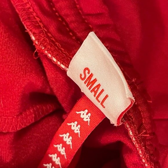 Kappa Y2K popper red small jogging bottoms joggers - Picture 8 of 9